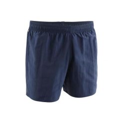 Szorty pływackie 100 BASIC męskie. Niebieskie szorty męskie NABAIJI, z materiału, bez kołnierzyka. Za 29.99 zł.