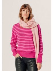 Rodier Kaszmirowy sweter w kolorze różowym rozmiar: XL. Różowe swetry klasyczne damskie Rodier, xl, z kaszmiru, bez kołnierzyka. Za 543.99 zł.