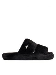 KARL LAGERFELD Kapcie Hypns KL80674 Czarny. Czarne kapcie damskie Karl Lagerfeld, z materiału. Za 439.99 zł.