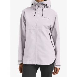 Kurtka przeciwdeszczowa damska Didriksons Tilde Jacket 4. Fioletowe kurtki damskie Didriksons, bez wzorów, bez kaptura. Za 676.49 zł.