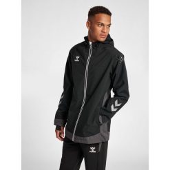Kurtka Hummel hmlLEAD all weather. Czarne kurtki męskie HUMMEL, m, bez wzorów, sportowe, bez kaptura. W wyprzedaży za 294.00 zł.