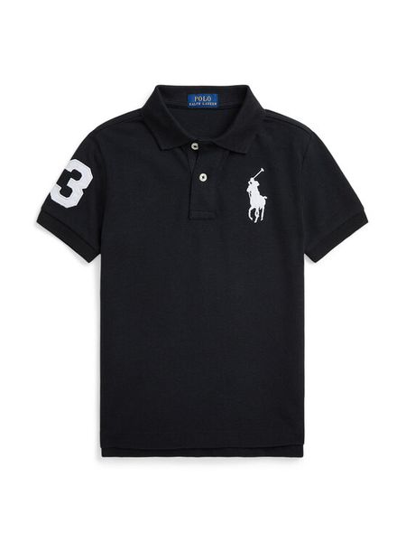 Polo Ralph Lauren Polo 322703635098 Czarny Regular Fit. Czarne t-shirty chłopięce Polo Ralph Lauren, bez wzorów, z bawełny, bez ramiączek. Za 209.99 zł.