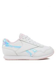 Reebok Sneakersy Royal Classic Jog 3 HP6803 Biały. Białe buty sportowe dziewczęce Reebok, bez wzorów, ze skóry, bez zapięcia. Za 119.99 zł.