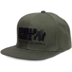 Dothan Czapka - zielony. Zielone czapki męskie GORILLA WEAR, bez wzorów, z bawełny. Za 151.00 zł.