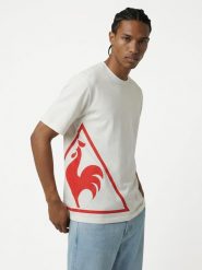 T-shirt nr 1 oversize Le Coq Sportif L'amour Du Sport. Białe t-shirty męskie Le Coq Sportif, l, bez wzorów, z materiału, bez kołnierzyka. Za 290.50 zł.