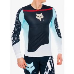 Bluza rowerowa męska Fox Flexair LS Jersey Elevated. Żółte bluzy bez kaptura męskie FOX, bez wzorów, z jersey, sportowe, bez kołnierzyka, bez ramiączek. Za 293.99 zł.