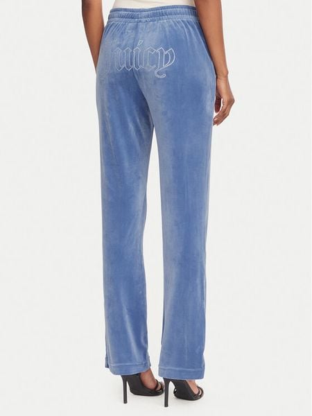Juicy Couture Spodnie dresowe Tina JCWBJ225307 Niebieski Regular Fit. Niebieskie spodnie dresowe damskie Juicy Couture, xxs, bez wzorów, z dresówki. Za 379.99 zł.