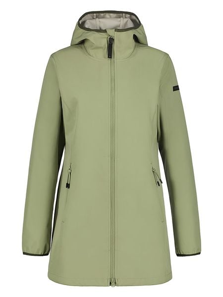 Icepeak Płaszcz softshellowy "Albany" w kolorze zielonym rozmiar: 34. Zielone płaszcze damskie ICEPEAK, m, bez wzorów, sportowe. Za 197.63 zł.