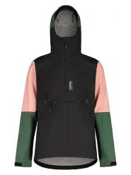 Maloja Kurtka funkcyjna "RinzinU. Puzzle" w kolorze czarno-jasnoróżowo-zielonym rozmiar: XL. Czarne kurtki outdoor męskie Maloja, xl, bez wzorów, bez kaptura. Za 396.24 zł.