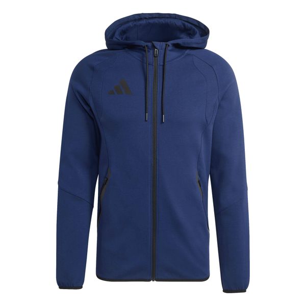 Bluza męska adidas Tiro 26 Travel Sweat Hoodie. Niebieskie bluzy z kapturem męskie Adidas, m, z bawełny. Za 319.00 zł.