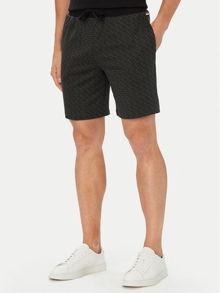 BOSS Szorty sportowe Relax 50535739 Czarny Regular Fit. Czarne szorty męskie Boss, m, z bawełny. Za 259.99 zł.