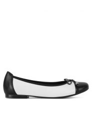 Lasocki Baleriny RST-ARABELLA-04 Biały. Białe baleriny damskie Lasocki, bez wzorów, ze skóry, bez obcasa. Za 149.99 zł.