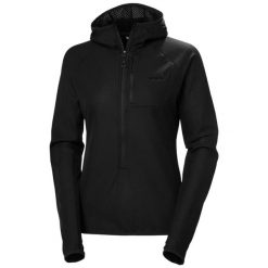 Bluza damska z kapturem Helly Hansen Odin Breeze. Czarne bluzy z kapturem damskie Helly Hansen, xl, z materiału. Za 653.50 zł.