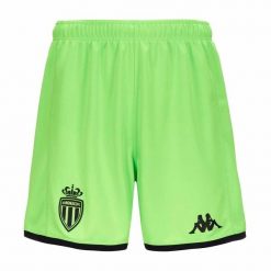 Szorty AS Monaco Kombat Ryder Pro 2023/24. Czarne szorty męskie Kappa, bez kołnierzyka. Za 263.50 zł.