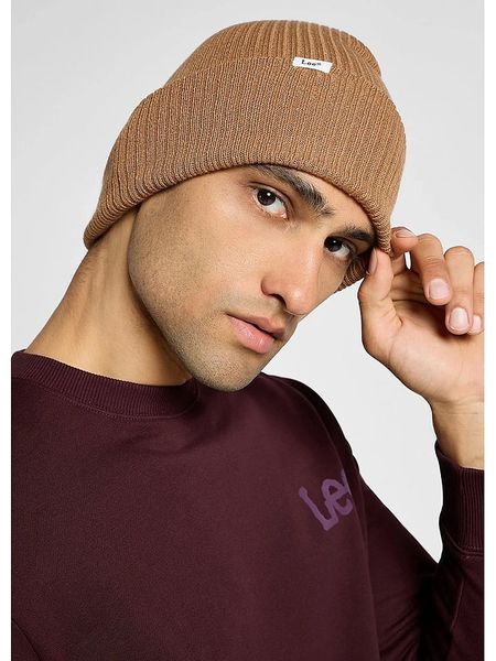 Lee Czapka w kolorze karmelowym rozmiar: onesize. Brązowe czapki męskie Lee, bez wzorów, z materiału, sportowe. Za 115.55 zł.