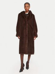 Luisa Spagnoli Futro Savelli 542439 Brązowy Loose Fit. Brązowe futra damskie Luisa Spagnoli, s. Za 2,769.00 zł.