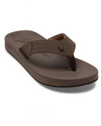 Klapki plażowe dla Mężczyzn RIVI. Brązowe klapki i japonki męskie Quiksilver, z gumy. Za 179.99 zł.