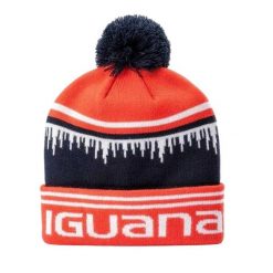 Czapka Damska Logo Akryl. Czerwone czapki zimowe damskie IGUANA. Za 164.99 zł.