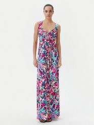 Morgan Sukienka letnia 251-RCALA Kolorowy Regular Fit. Sukienki damskie Morgan, na lato, bez wzorów, z syntetyku, bez kołnierzyka, bez ramiączek. Za 269.99 zł.