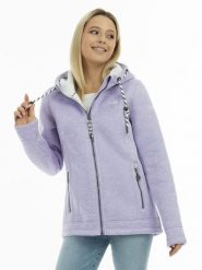 Schmuddelwedda Kurtka polarowa w kolorze fioletowym rozmiar: XS. Różowe kurtki damskie Schmuddelwedda, xs, bez wzorów, z dzianiny, bez kaptura. Za 307.95 zł.