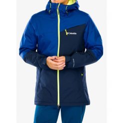 Kurtka narciarska męska Columbia Iceberg Point II Jacket. Niebieskie kurtki męskie Columbia, na zimę, m, bez wzorów, wakacyjne, bez kaptura. Za 619.99 zł.