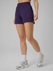 4F Szorty sportowe w kolorze fioletowym rozmiar: M. Różowe spodenki sportowe damskie 4f, m, z materiału, outdoorowe. Za 64.95 zł.