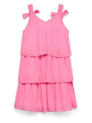 Vero Moda Girl Sukienka "Felicia" w kolorze różowym rozmiar: 146. Różowe sukienki dziewczęce Vero Moda Girl, bez wzorów, bez ramiączek, krótkie. Za 115.78 zł.