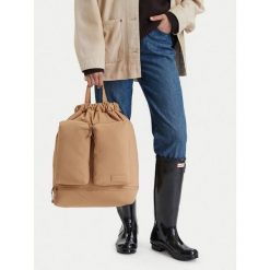 Plecak Hunter. Brązowe plecaki damskie Hunter, bez wzorów, sportowe. Za 179.99 zł.