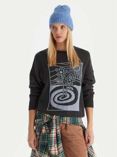 Quiksilver Sweter Barnwell EQWSW03026 Szary Regular Fit. Szare swetry klasyczne damskie Quiksilver, s, z bawełny, bez kołnierzyka. Za 319.99 zł.