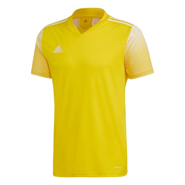 Koszulka piłkarska męska adidas Regista 20 Jersey. Białe t-shirty sportowe męskie Adidas, m, z jersey, bez ramiączek, do piłki nożnej. Za 95.00 zł.