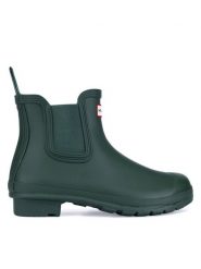 Hunter Kalosze WFS2078RMA Zielony. Zielone kalosze damskie Hunter, bez wzorów, z kauczuku. Za 399.99 zł.