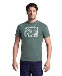 Męska koszulka sportowa T-shirt bawełniany na trening Arena Solid. Białe t-shirty sportowe męskie Arena, m, z bawełny, bez ramiączek, na fitness i siłownię. Za 71.98 zł.