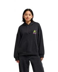 Bluza z kapturem dla Kobiety STANDARD Czarny. Czarne bluzy z kapturem damskie Quiksilver, m, z bawełny. Za 362.35 zł.