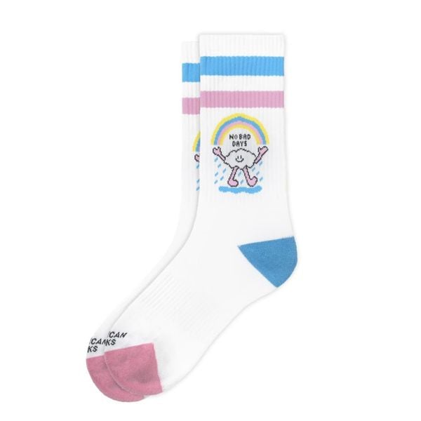 Skarpetki Calze American Socks No Bad Days. Skarpetki męskie AMERICAN SOCKS, bez wzorów. Za 80.37 zł.