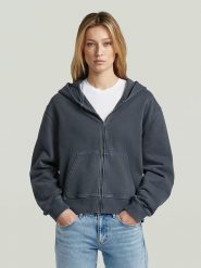 G-Star Bluza w kolorze antracytowym rozmiar: L. Czarne bluzy z kapturem damskie G-Star, l, z bawełny. Za 192.33 zł.