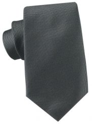 Krawat w Kolorze Ciemnego Popielu z Mikrostrukturą Tkaniny - Alties. Szare krawaty i muchy męskie Alties, bez wzorów, z tkaniny, eleganckie. Za 55.00 zł.