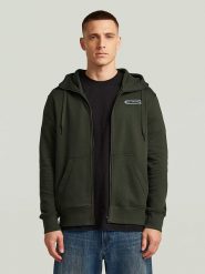 G-Star Bluza w kolorze ciemnozielonym rozmiar: M. Zielone bluzy z kapturem męskie G-Star, m, z bawełny. Za 180.49 zł.