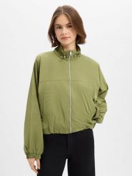 More & More Kurtka Kobiety Sztuczne włókno zielony, 36. Zielone kurtki damskie MORE & MORE, bez wzorów, z włókna, bez kaptura. Za 329.95 zł.