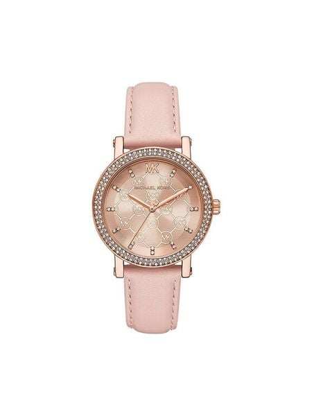 Michael Kors Zegarek MK7552 Różowy. Czerwone, analogowe zegarki damskie Michael Kors. Za 779.99 zł.