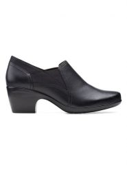 Clarks Botki "Amelia" w kolorze czarnym rozmiar: 37. Czarne botki damskie Clarks, eleganckie, bez obcasa, bez zapięcia. Za 176.08 zł.