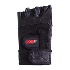 Rękawiczki Kulturystyczne Bez Palców Dla Dorosłych Unisex. Czarne rękawiczki damskie PROFIT, bez wzorów. Za 71.99 zł.