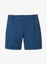 Spodenki turystyczne damskie Rab Torque Mountain Shorts. Niebieskie szorty damskie RAB, bez wzorów, z tkaniny, klasyczne. Za 428.99 zł.