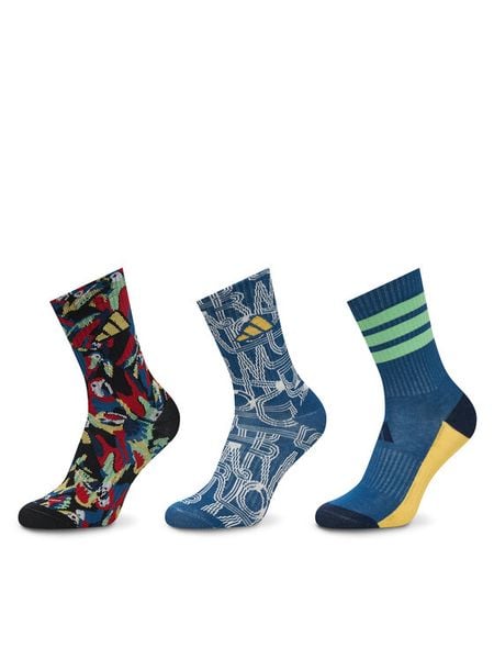 Adidas Skarpety długie KA9946 Niebieski. Niebieskie skarpetki damskie Adidas, bez wzorów, z bawełny. Za 89.99 zł.