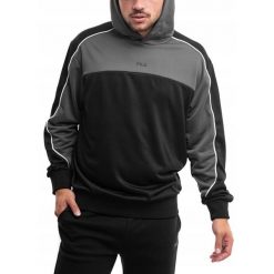 Bluza Męska Z Kapturem Fila Luźna Sportowa Dresowa Treningowa Hoodie r. M. Zielone bluzy sportowe męskie Fila, l, z dresówki. Za 218.00 zł.