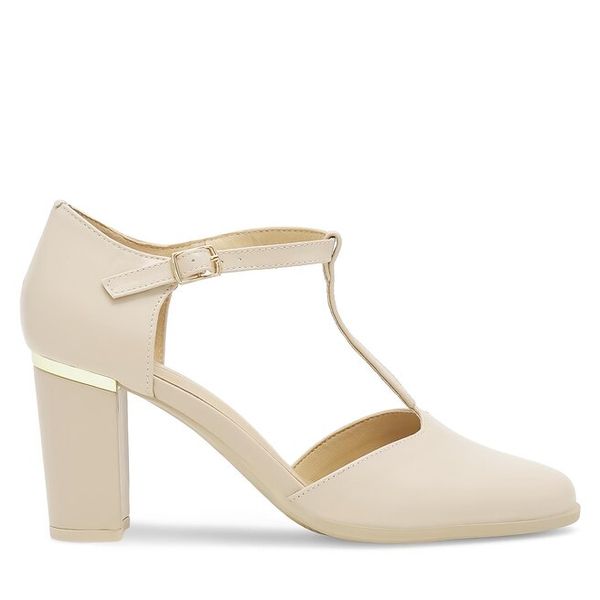 Czółenka Lasocki. Brązowe czółenka damskie Lasocki, bez wzorów, bez obcasa. Za 229.99 zł.