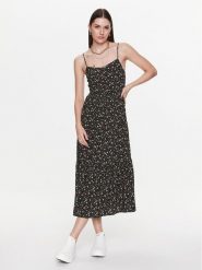 Pepe Jeans Sukienka codzienna Pey PL953300 Kolorowy Regular Fit. Sukienki damskie Pepe Jeans, na co dzień, xl, bez wzorów, z jeansu, bez kołnierzyka, bez ramiączek, proste. Za 359.99 zł.