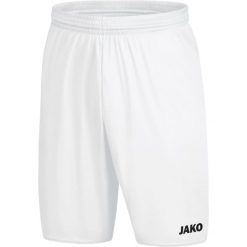 Szorty Jako Manchester 2.0. Białe szorty damskie Jako, bez wzorów, z materiału, sportowe. Za 131.50 zł.