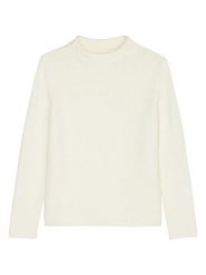 Marc O´Polo Sweter w kolorze kremowym rozmiar: M. Brązowe golfy damskie m, bez wzorów, z bawełny, bez ramiączek. Za 219.60 zł.