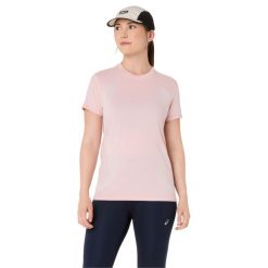 T-shirt sportowy z krótkim rękawem damski Road Seamless SS Top. Czerwone topy sportowe damskie Asics, bez wzorów, z poliesteru, bez ramiączek. Za 219.99 zł.