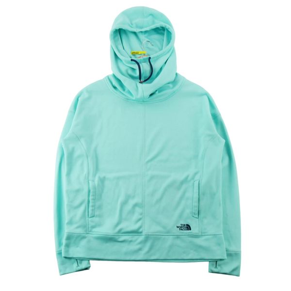 Second life - Bluza z kapturem damska z otworami na kciuki - Stan dobry. Niebieskie bluzy z kapturem damskie The North Face, xl. Za 143.46 zł.